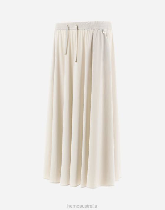 SKIRT IN LIGHT NYLON STRETCH Herno Women Chantilly 2L0H464 Clothing