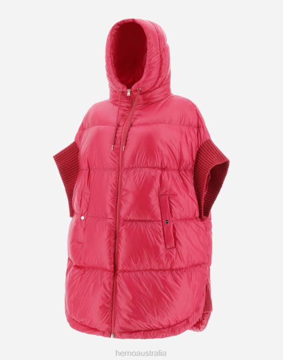 SLEEVELESS JACKET IN NYLON ULTRALIGHT Herno Women Fuchsia 2L0H158 Outerwear