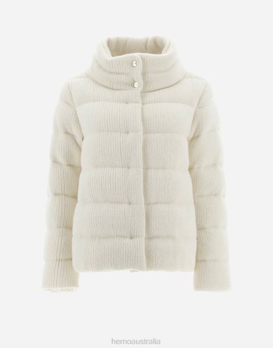 SOFT KNIT AND NUAGE CAPE Herno Women Natural 2L0H177 Outerwear