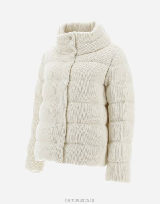 SOFT KNIT AND NUAGE CAPE Herno Women Natural 2L0H177 Outerwear