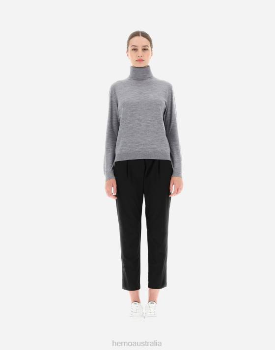 SWEATER IN BREEZE Herno Women Light grey 2L0H468 Clothing