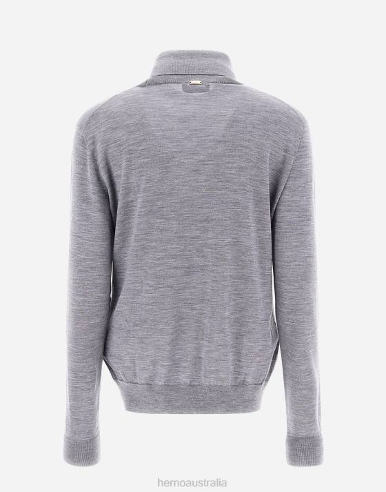 SWEATER IN BREEZE Herno Women Light grey 2L0H468 Clothing