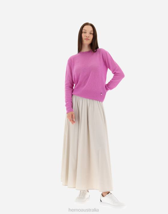 SWEATER IN CLOUD CASHMERE Herno Women Periwinkle 2L0H482 Clothing