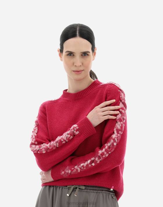 SWEATER IN COMFY ETERNITY CASHMERE Herno Women Love Pink 2L0H33 Clothing