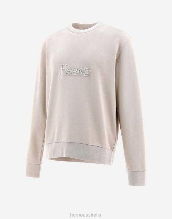 SWEATSHIRT IN COTTON SWEATER Herno Men Chantilly 2L0H775 Clothing