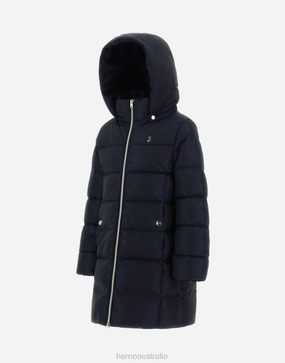 TAFFETA JACKET Herno Kids Navy Blue 2L0H836 Outerwear