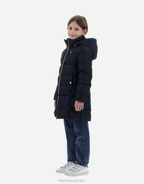 TAFFETA JACKET Herno Kids Navy Blue 2L0H836 Outerwear