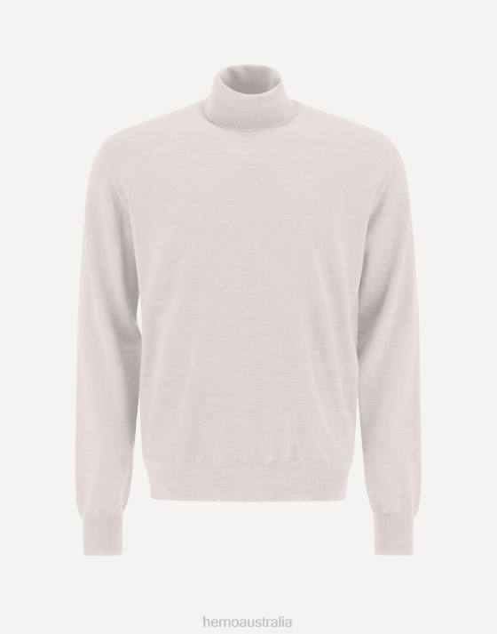 TURTLENECK SWEATER IN ENDLESS WOOL Herno Men Chantilly 2L0H551 Clothing