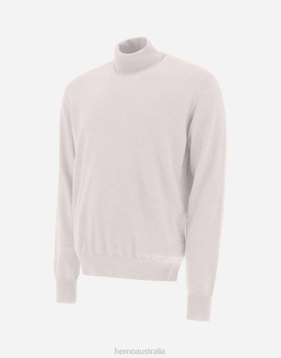 TURTLENECK SWEATER IN ENDLESS WOOL Herno Men Chantilly 2L0H551 Clothing