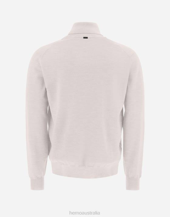 TURTLENECK SWEATER IN ENDLESS WOOL Herno Men Chantilly 2L0H551 Clothing