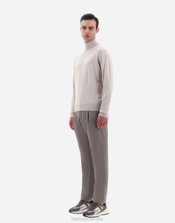 TURTLENECK SWEATER IN ENDLESS WOOL Herno Men Chantilly 2L0H551 Clothing