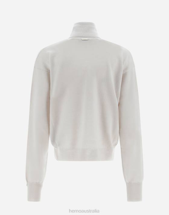 TURTLENECK SWEATER IN ENDLESS WOOL Herno Women Chantilly 2L0H364 Clothing