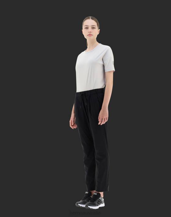 ULTRALIGHT LAMINAR TROUSERS Herno Women Black 2L0H505 Clothing