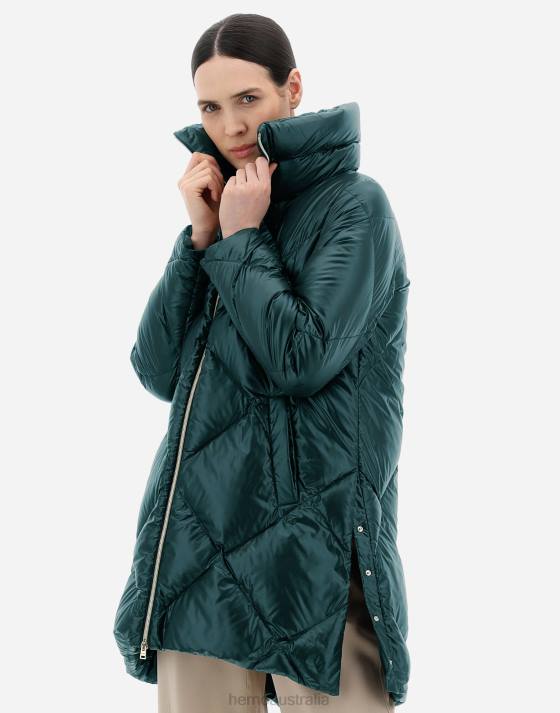 ULTRALIGHT NYLON A-SHAPE JACKET Herno Women College green 2L0H369 Outerwear