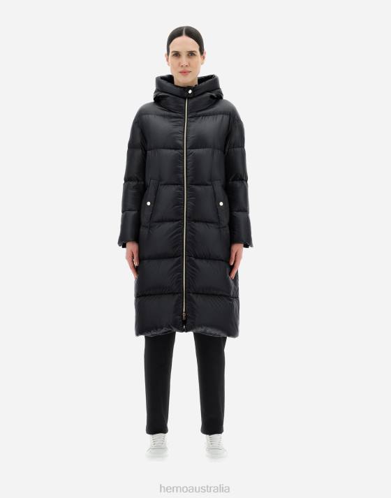 ULTRALIGHT NYLON PARKA Herno Women Black 2L0H105 Outerwear