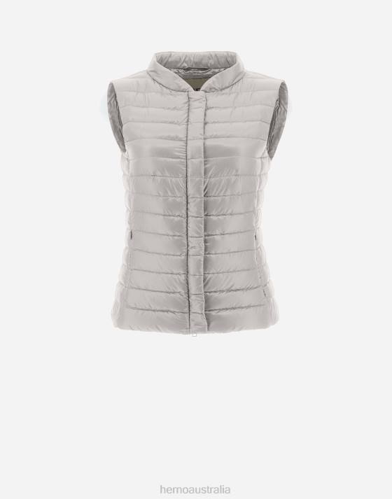 VERA Herno Women Grey Pearl 2L0H460 Outerwear