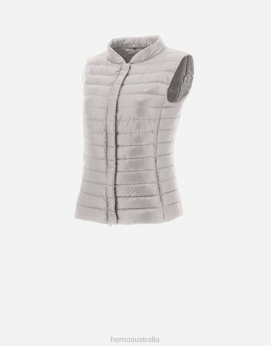 VERA Herno Women Grey Pearl 2L0H460 Outerwear