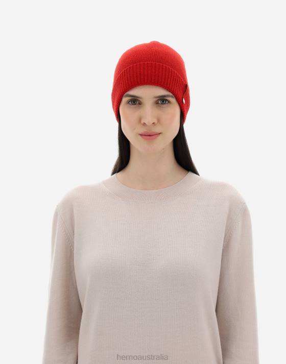 WOOL BEANIE Herno Women Cherry 2L0H97 Accessories