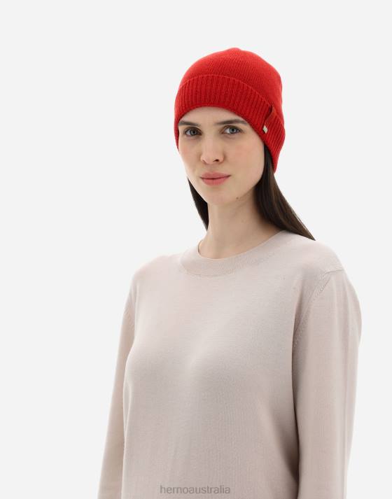 WOOL BEANIE Herno Women Cherry 2L0H97 Accessories