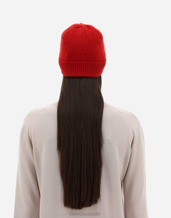 WOOL BEANIE Herno Women Cherry 2L0H97 Accessories