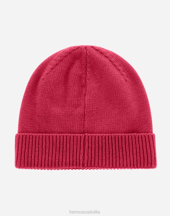 WOOL BEANIE Herno Women Love Pink 2L0H379 Accessories