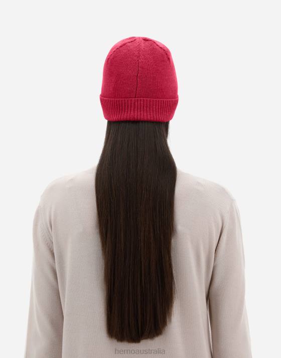 WOOL BEANIE Herno Women Love Pink 2L0H379 Accessories