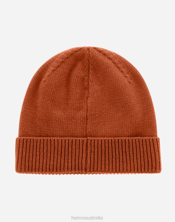 WOOL BEANIE Herno Women Orange 2L0H38 Accessories