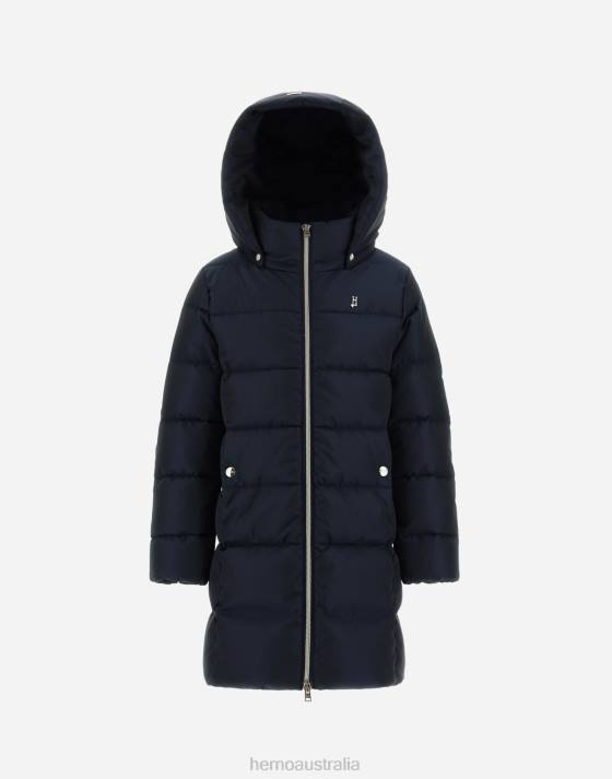 TAFFETA JACKET Herno Kids Navy Blue 2L0H836 Outerwear