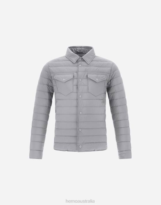 LA CAMICIA Herno Men Grey 2L0H779 Outerwear