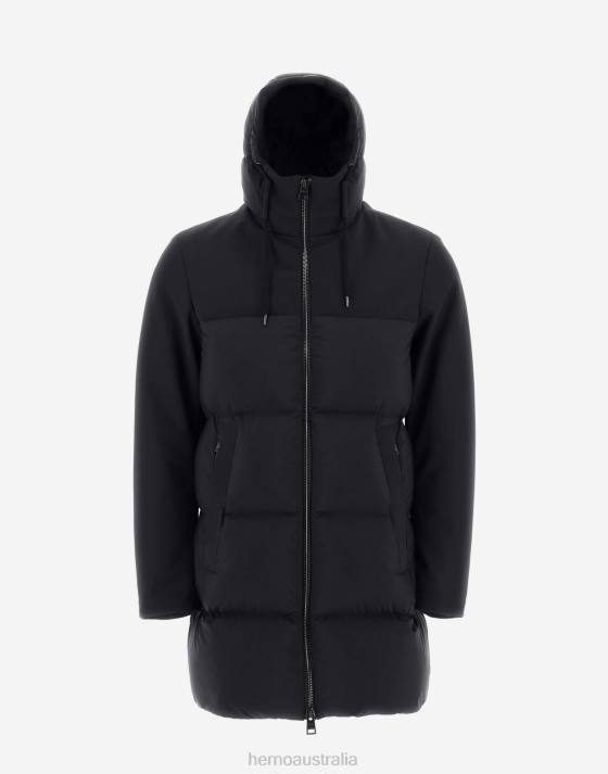 NUAGE AND METROPOLITAN PARKA Herno Men Black 2L0H523 Outerwear