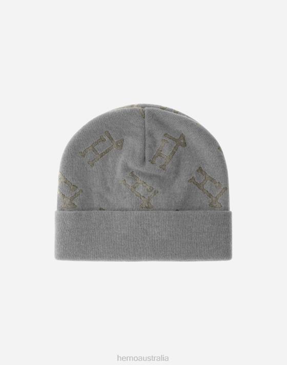 MONOGRAM BEANIE Herno Women Putty 2L0H352 Accessories