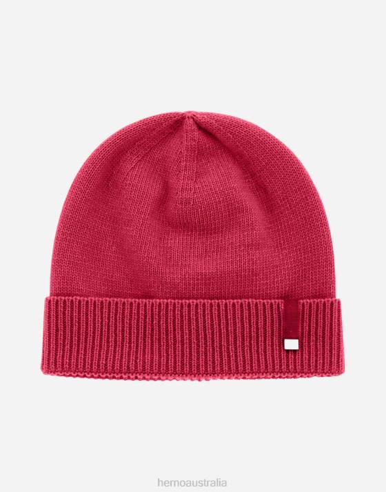 WOOL BEANIE Herno Women Love Pink 2L0H379 Accessories