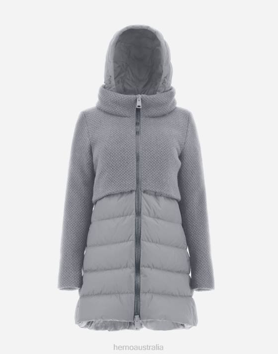 REVIVAL & NYLON CHAMONIX A-SHAPE Herno Women Grey 2L0H170 Outerwear