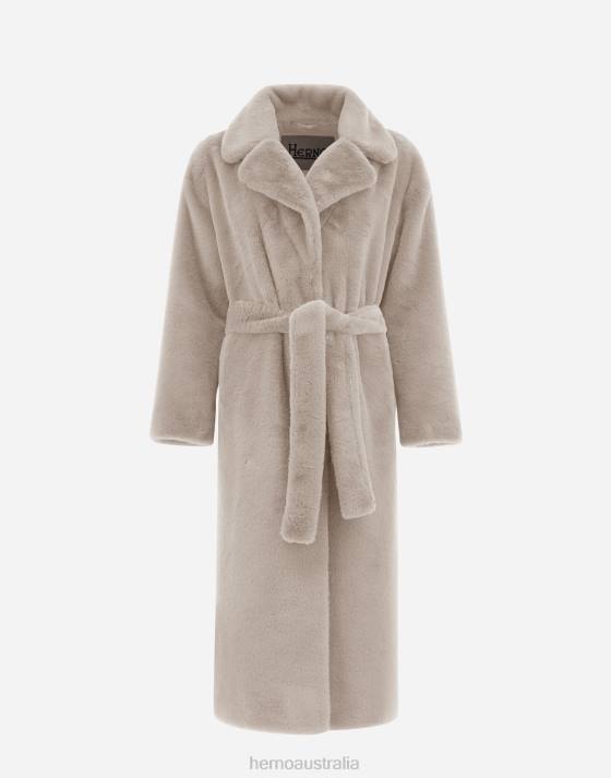 LONG SOFT COAT Herno Women Chantilly 2L0H78 Outerwear