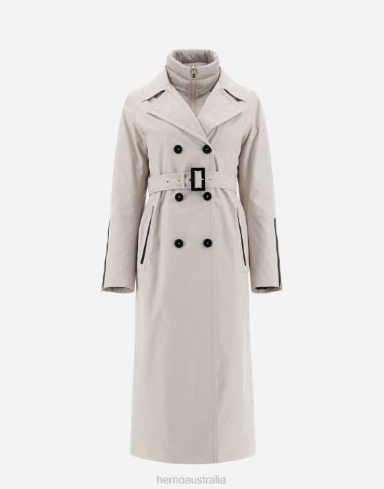 TRENCH COAT IN DELON Herno Women Natural 2L0H87 Outerwear