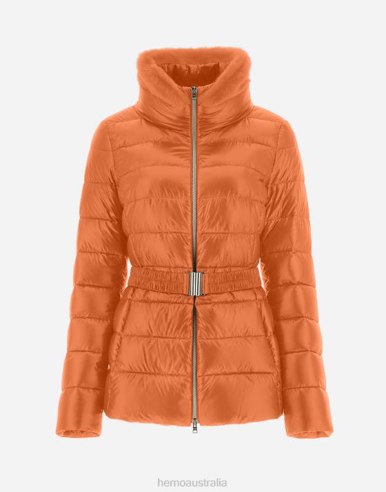 CLAUDIA Herno Women Orange 2L0H36 Outerwear