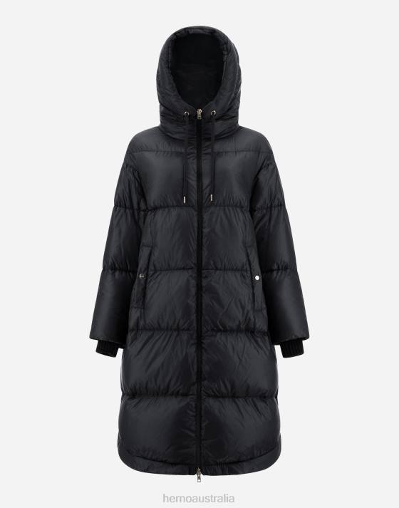 NYLON ULTRALIGHT PARKA Herno Women Black 2L0H211 Outerwear