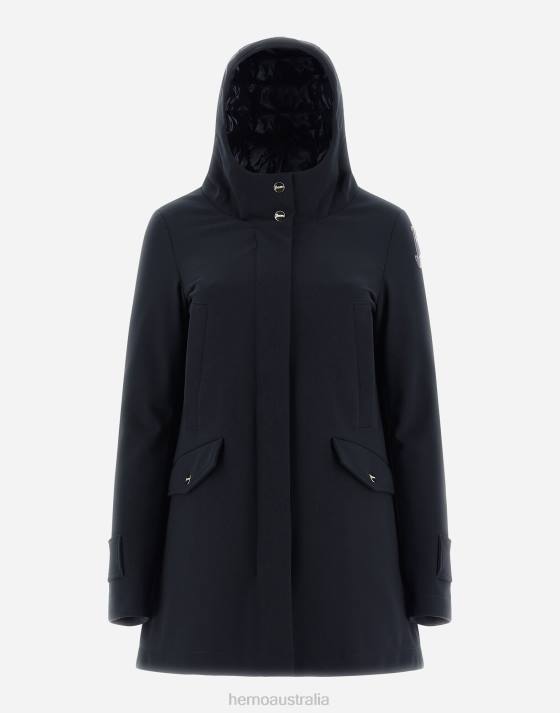 PARKA IN METROPOLITAN Herno Women Black 2L0H470 Outerwear